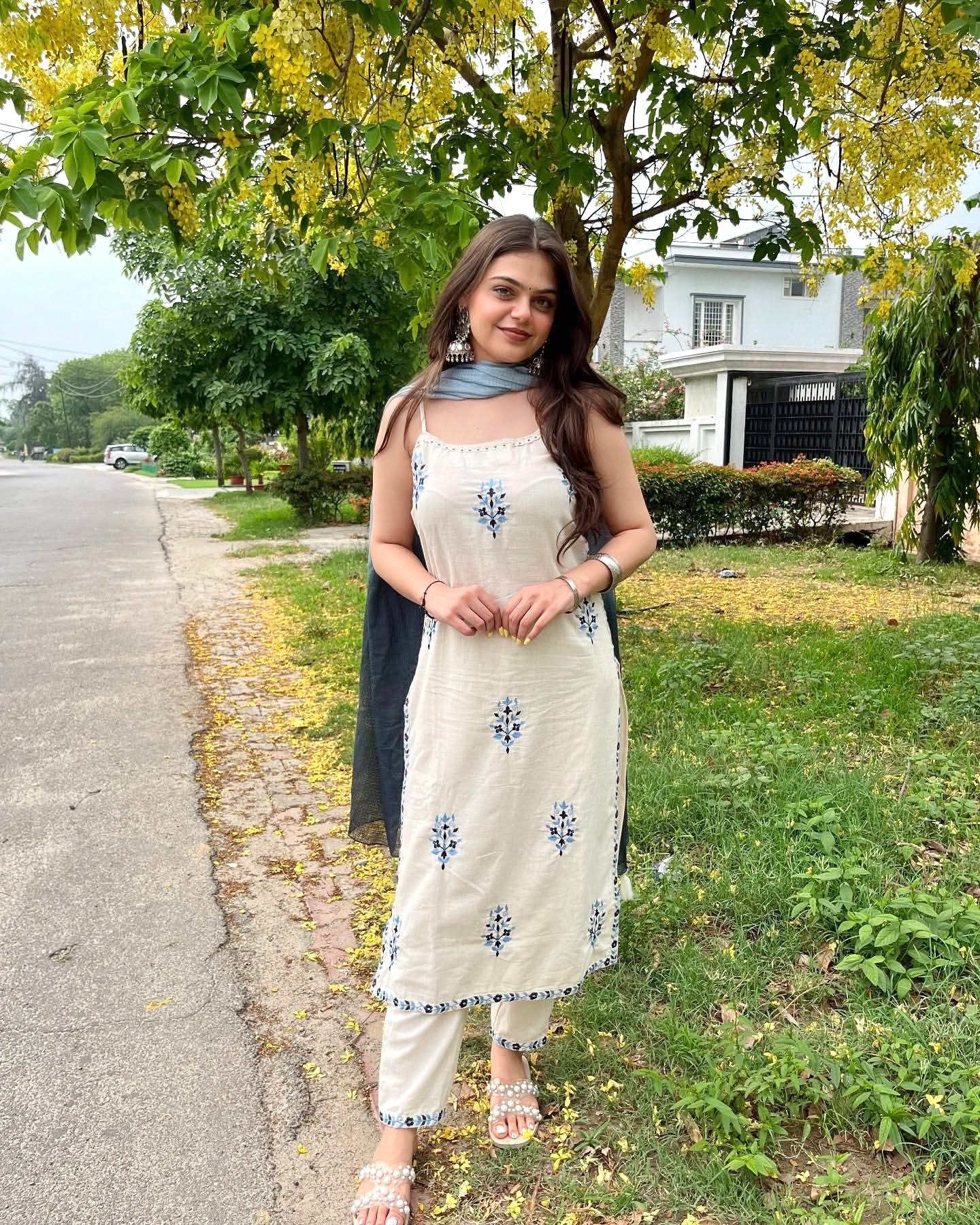 Ivory Blue Grace Set