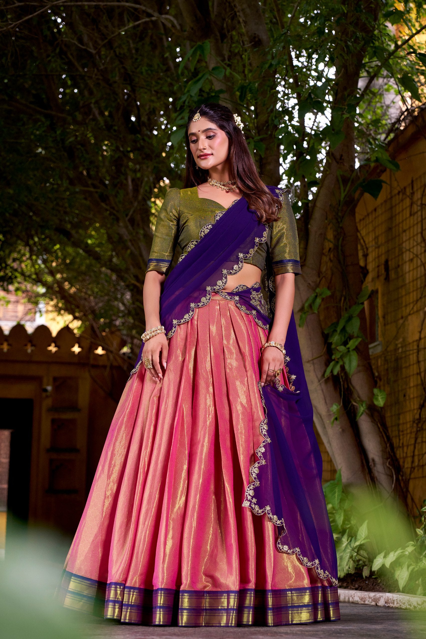 KANCHIPURAM SILK LEHENGA