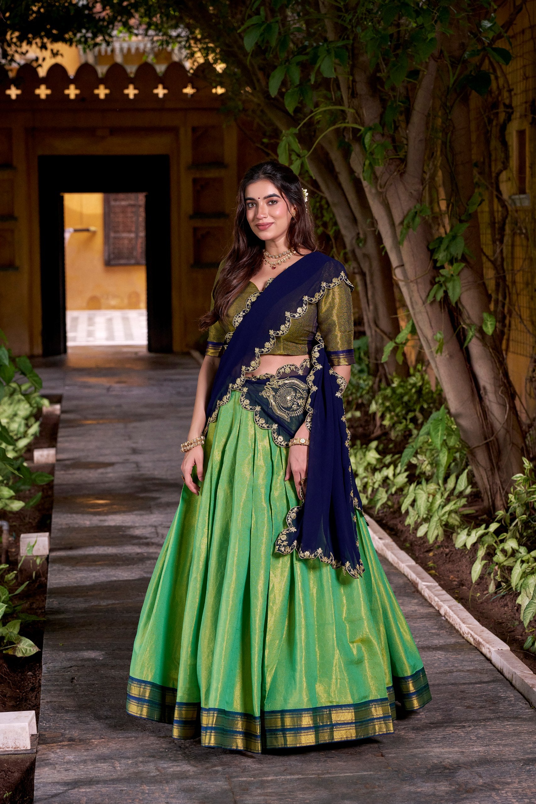 KANCHIPURAM SILK LEHENGA