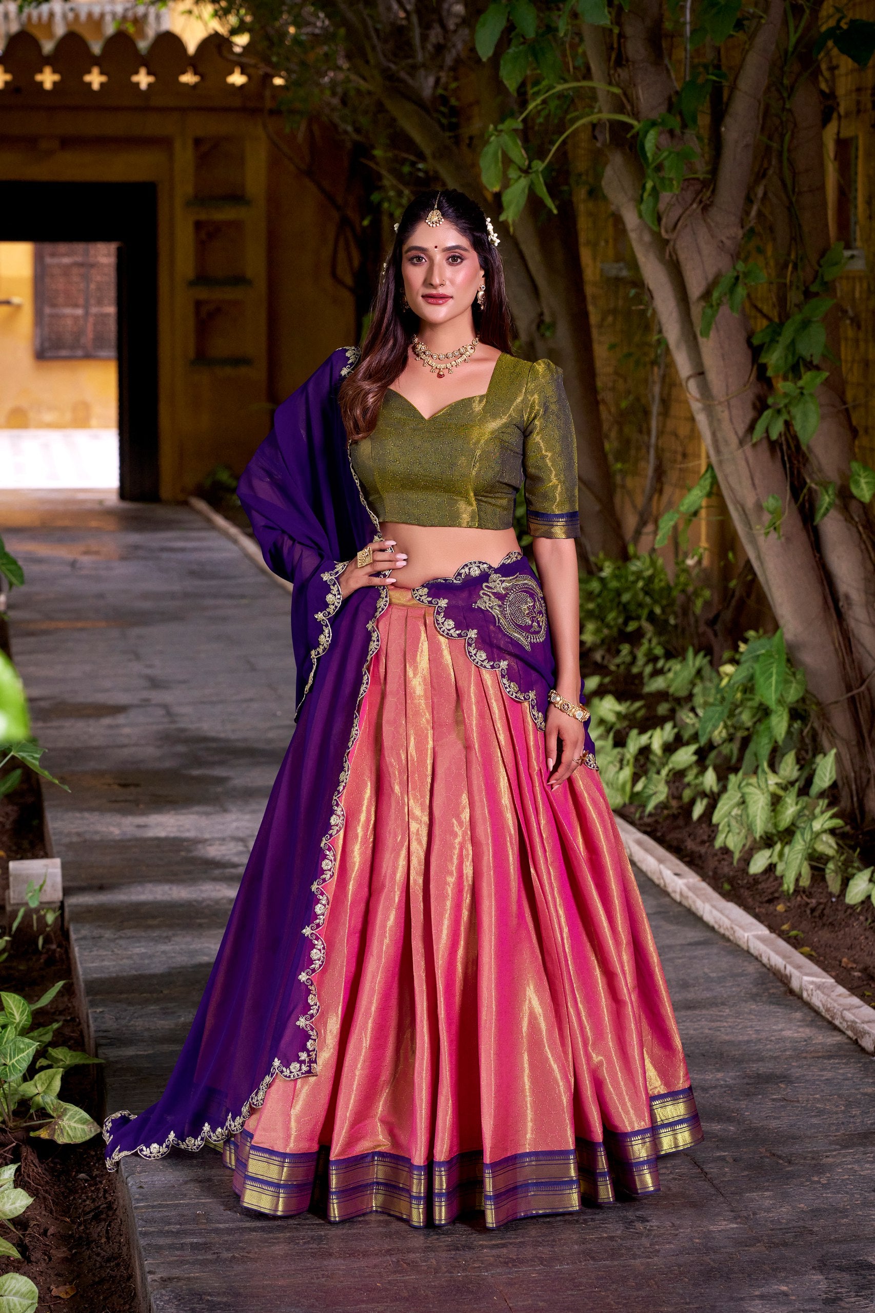 KANCHIPURAM SILK LEHENGA