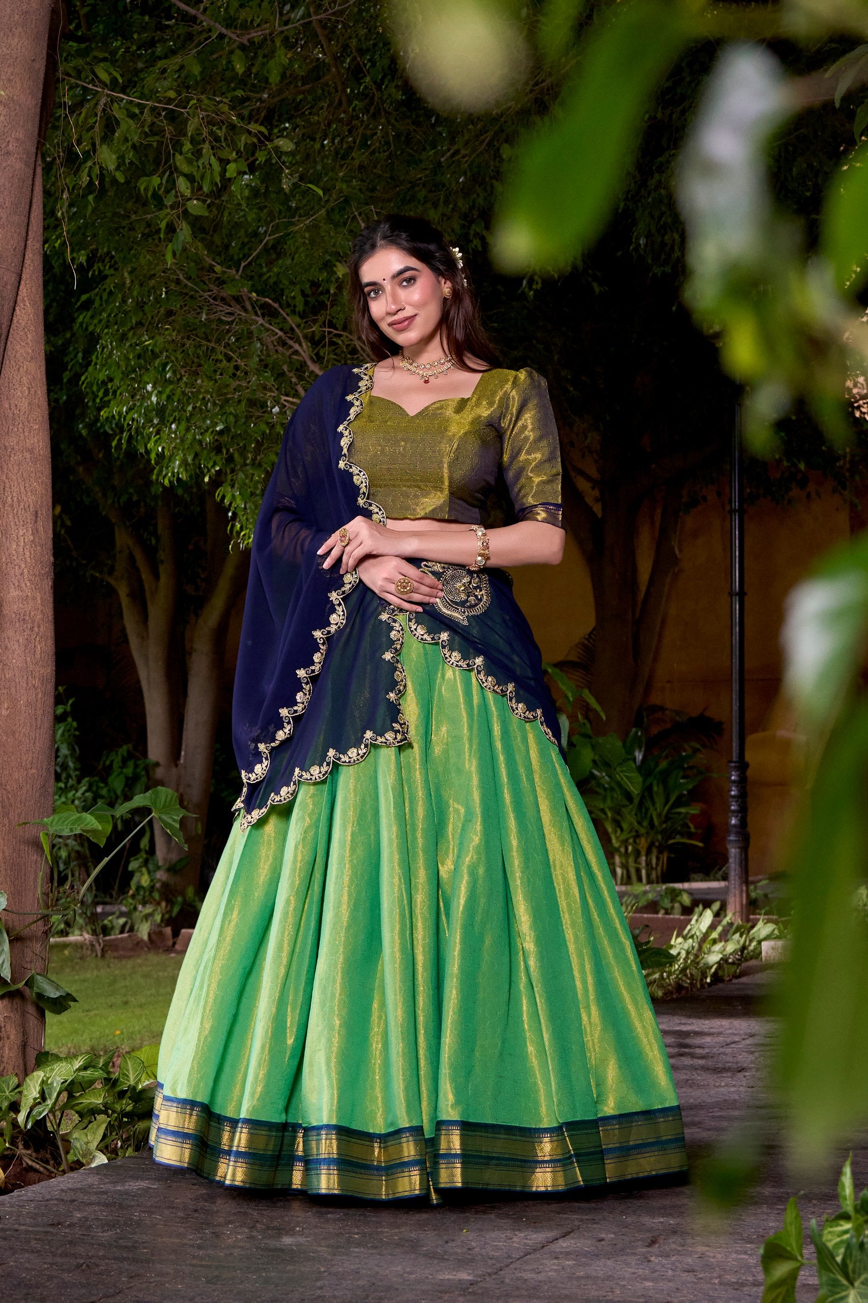KANCHIPURAM SILK LEHENGA