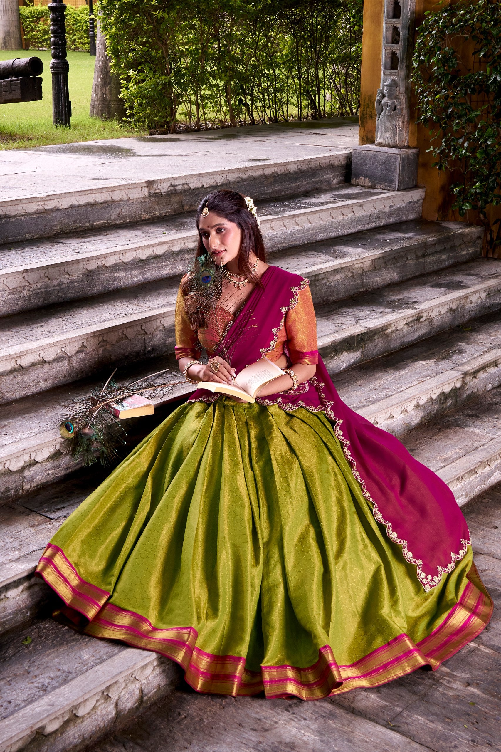KANCHIPURAM SILK LEHENGA