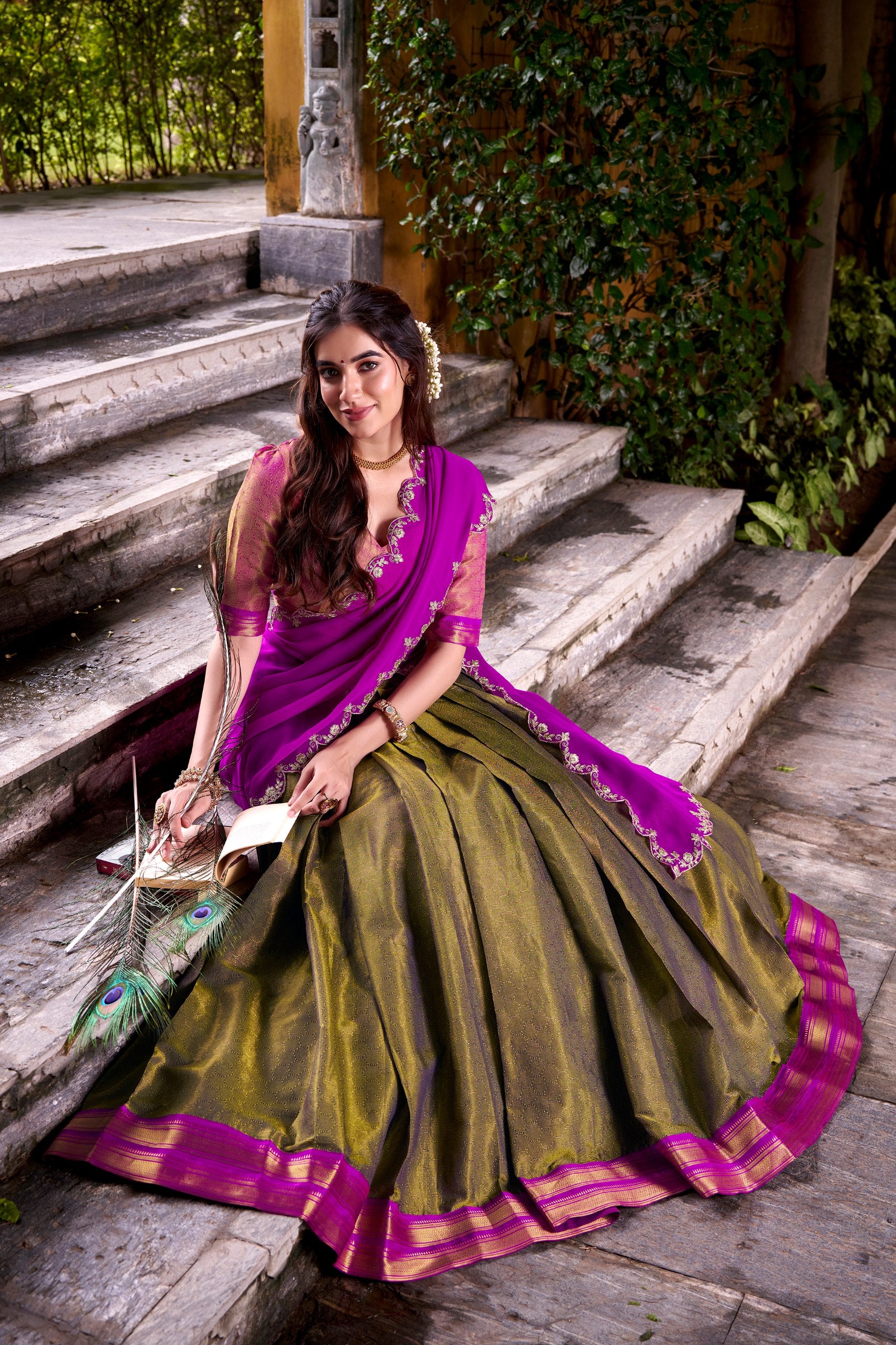 KANCHIPURAM SILK LEHENGA