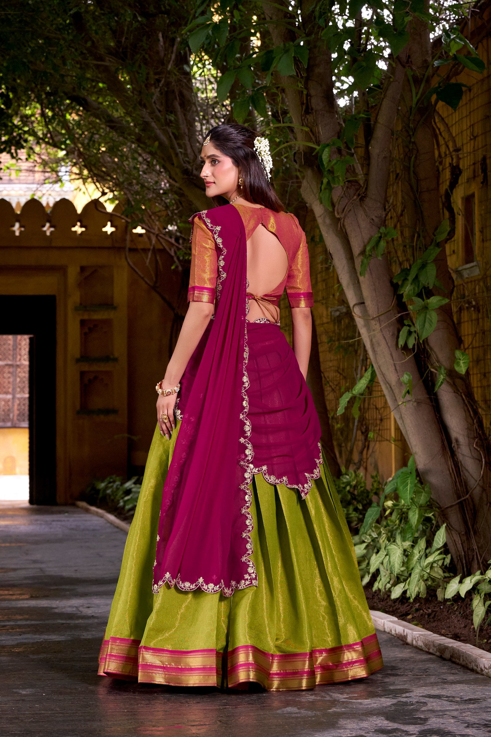 KANCHIPURAM SILK LEHENGA