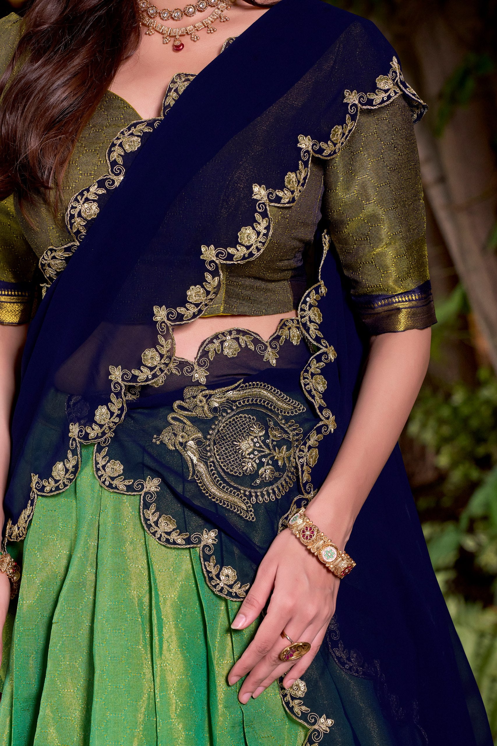 KANCHIPURAM SILK LEHENGA