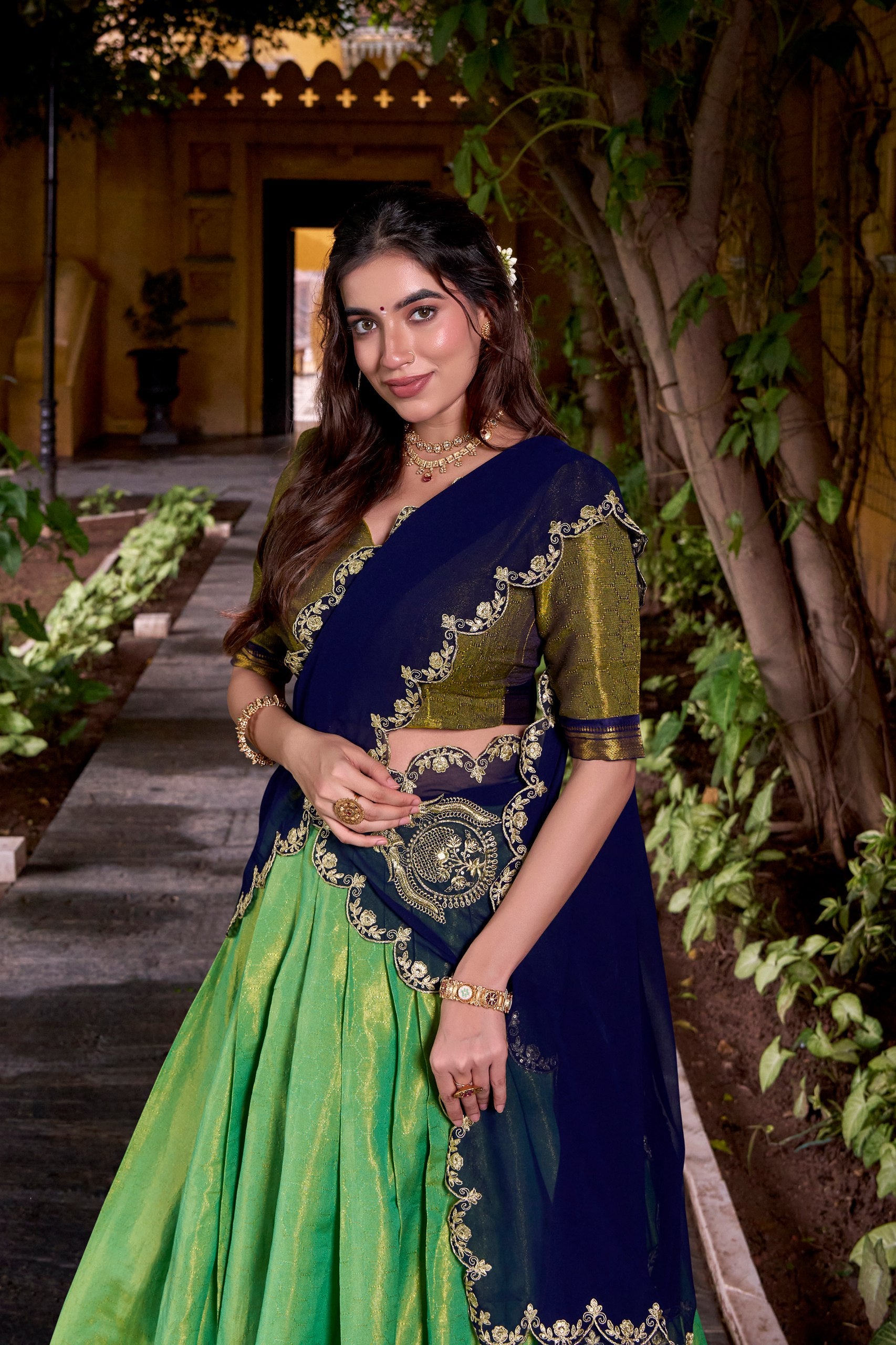 KANCHIPURAM SILK LEHENGA