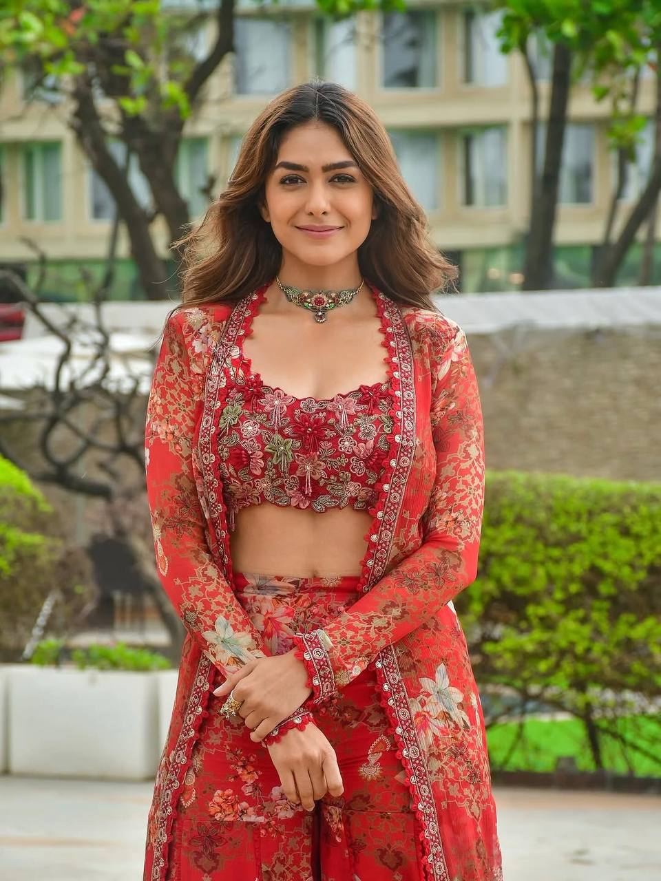 Indo-Western Koti Plazzo & Blouse Set