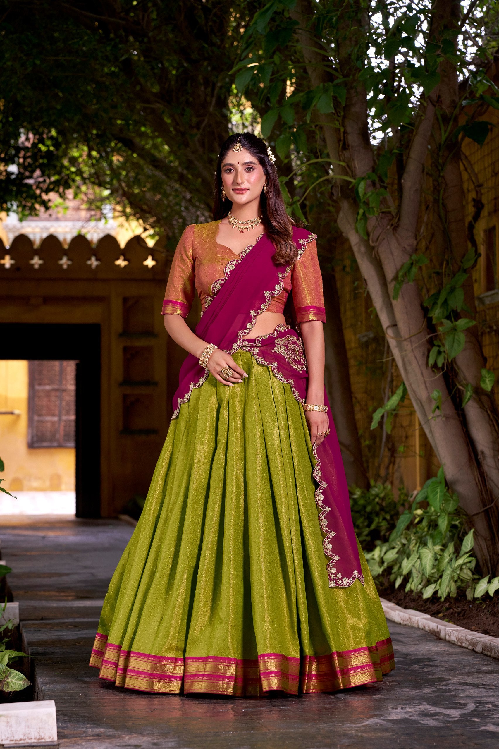 KANCHIPURAM SILK LEHENGA