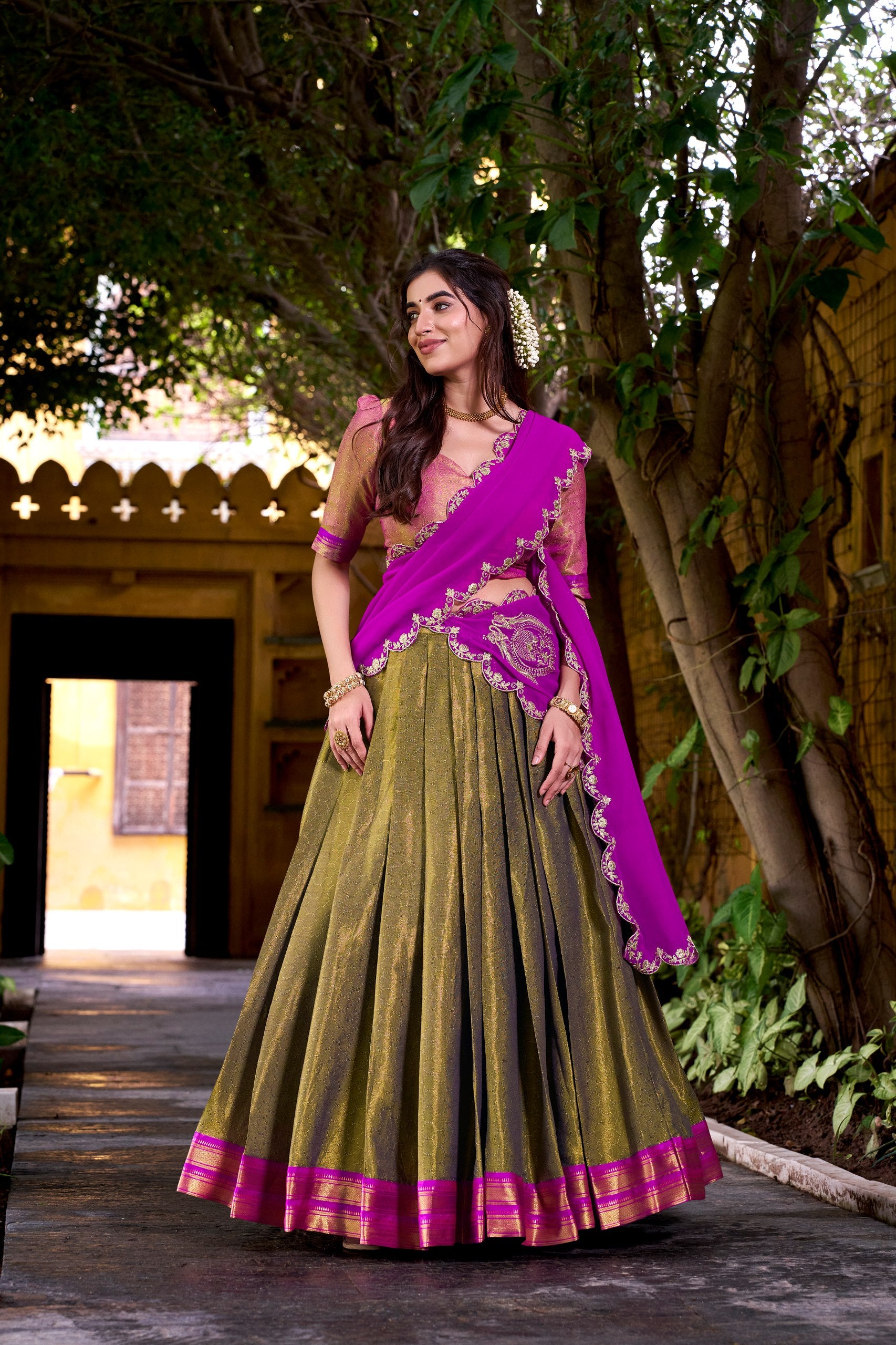 KANCHIPURAM SILK LEHENGA