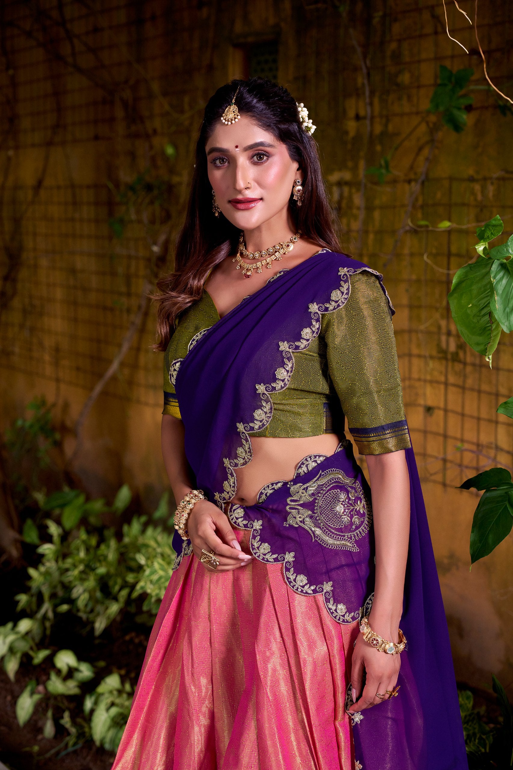 KANCHIPURAM SILK LEHENGA