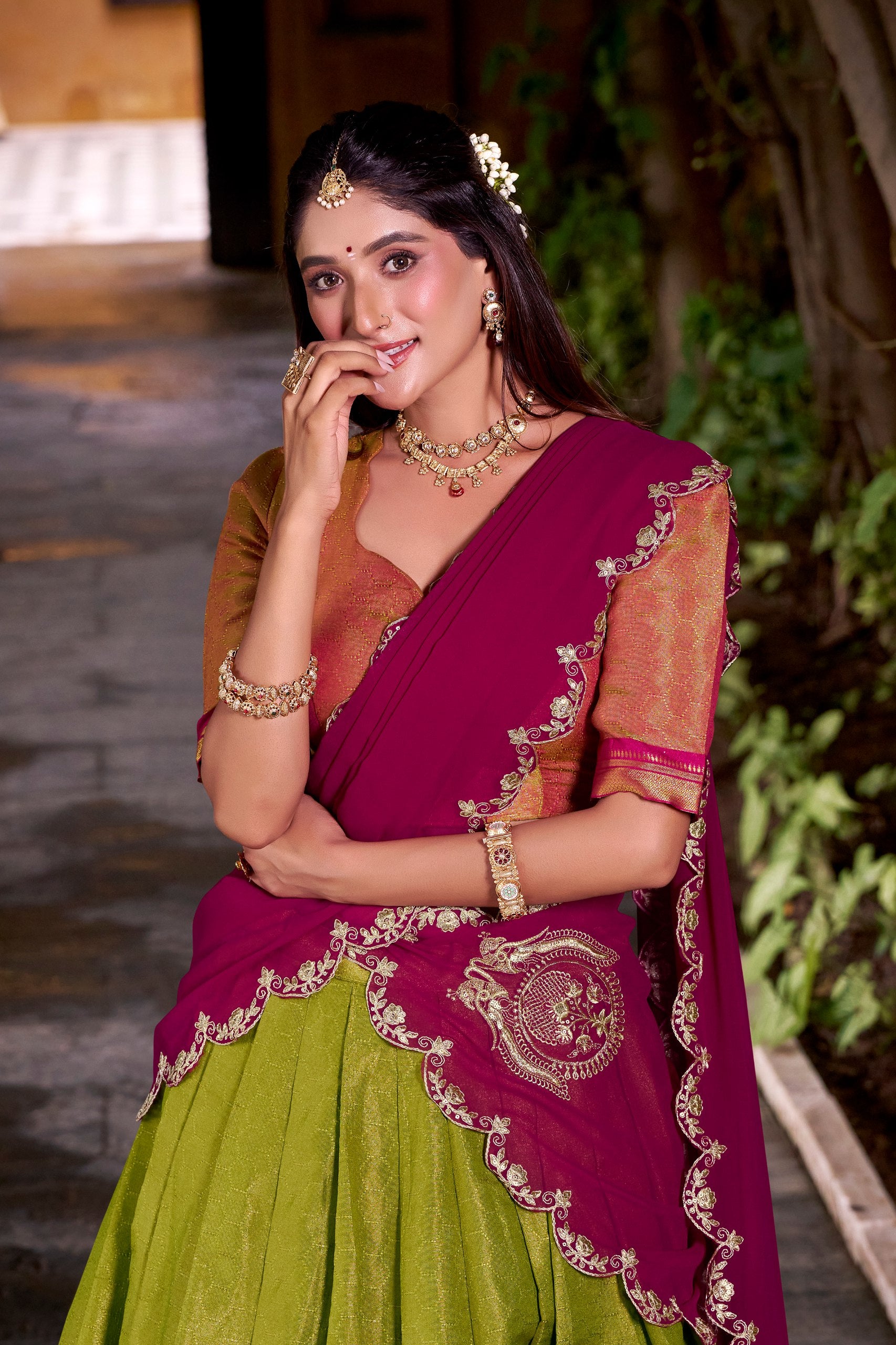 KANCHIPURAM SILK LEHENGA